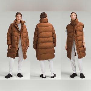 lululemon long oversized down jacket